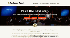 Desktop Screenshot of aneventapart.com