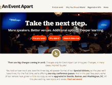 Tablet Screenshot of aneventapart.com